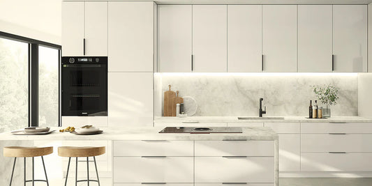 POLAR WHITE FRAMELESS  Kitchen Cabinet